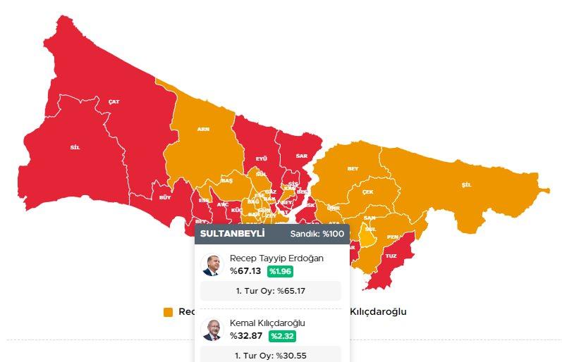 <p>SULTANBEYLİ 28 MAYIS 2023 SEÇİM SONUÇLARI</p>
