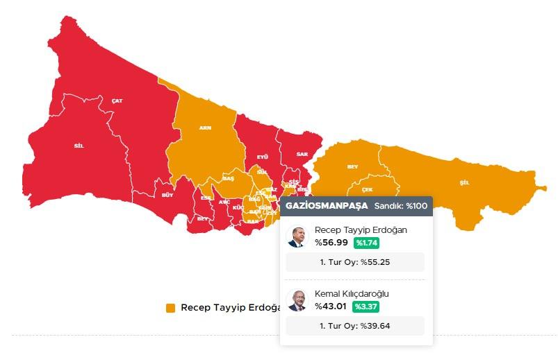 <p>GAZİOSMANPAŞA 28 MAYIS 2023 SEÇİM SONUÇLARI</p>
