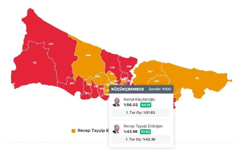 <p>KÜÇÜKÇEKMECE 28 MAYIS 2023 SEÇİM SONUÇLARI</p>
