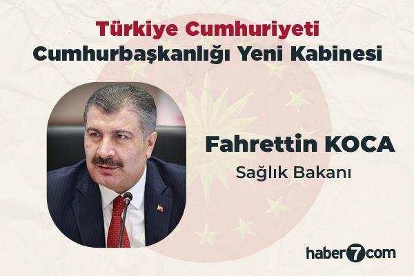 <p><strong>SAĞLIK BAKANI </strong><strong>FAHRETTİN KOCA KİMDİR?</strong></p>

<p> </p>

<p><br />
Dr. Fahrettin Koca, 2 Ocak 1965’te Konya’da doğdu. İlk ve orta öğrenimini doğduğu kentte, liseyi Bursa Erkek Lisesi’nde bitirdi. İstanbul Üniversitesi Tıp Fakültesi’ni 1988’de tamamlayarak tıp doktoru unvanını aldı. İhtisasını İstanbul Üniversitesi Cerrahpaşa Tıp Fakültesi Çocuk Sağlığı ve Hastalıkları Ana Bilim Dalı’nda tamamlayarak 1995’te Çocuk Sağlığı ve Hastalıkları Uzmanı oldu.</p>

<p>Çeşitli sağlık kurumlarında hekimlik ve medikal direktörlük görevlerinde bulundu. Kurduğu ve başkanlığını yürüttüğü sağlık kurumlarında Türkiye’nin sağlıkta dönüşüm politikaları doğrultusunda önemli atılımlar gerçekleştirdi. Başkanı olduğu Türkiye Eğitim Sağlık ve Araştırma (TESA) Vakfı tarafından 2009 yılında kurulan İstanbul Medipol Üniversitesi’nin Mütevelli Heyeti Başkanlığını yürüttü.</p>

<p>Evli ve dört çocuk babası olan Koca’nın Türk Pediatri Kurumu, Pediatrik Metabolizma ve Beslenme Derneği, İstanbul Ticaret Odası (İTO) Sağlık Meslek Komitesi, Özel Hastaneler Sağlık Kuruluşları Derneği (OHSAD) üyelikleri bulunmaktadır. Aynı zamanda Dış Ekonomik İlişkiler Konseyi (DEİK) Eğitim Komitesi İş Konseyi Başkan Yardımcısı, Vakıf Üniversite Hastaneleri Derneği’nin Başkanı ve Hizmet İhracatçıları Birliği Sağlık Hizmetleri Komitesi Başkanıdır.</p>
