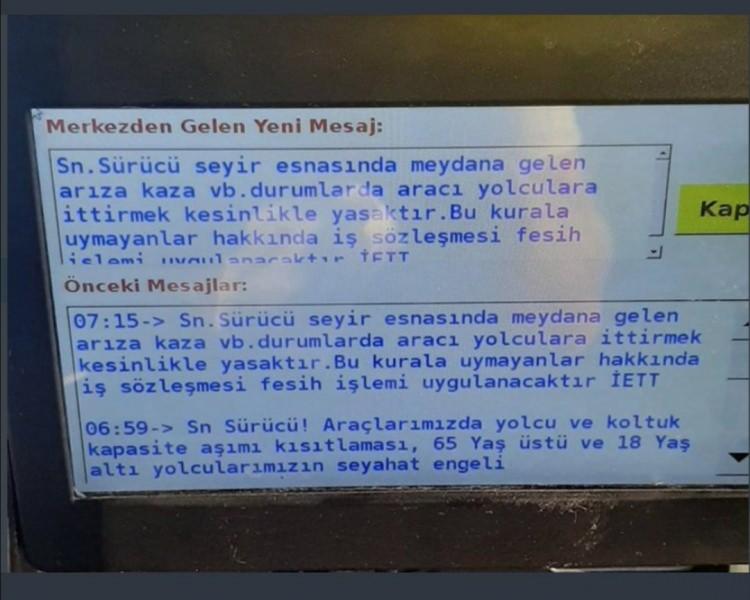 <p><em>"Ayrıca 2019 yılında bu yönetim göreve geldiğinde dünyanın en genç otobüs filosuna sahip İETT'ye yeni otobüs alınmaması sebebiyle otobüs filosunun yaş ortalaması da yükselmektedir. Önceki dönemlerde İETT'nin ve İBB'nin öz kaynaklarıyla 3 bin 205 otobüs alınmışken, 2019 yılından bu tarafa sadece 160 metrobüs alınmış, bunun dışında hiç otobüs alınmamıştır. Bu da İETT'nin araç filosunun nereye gittiğiyle ilgili önemli bir işarettir.</em></p>