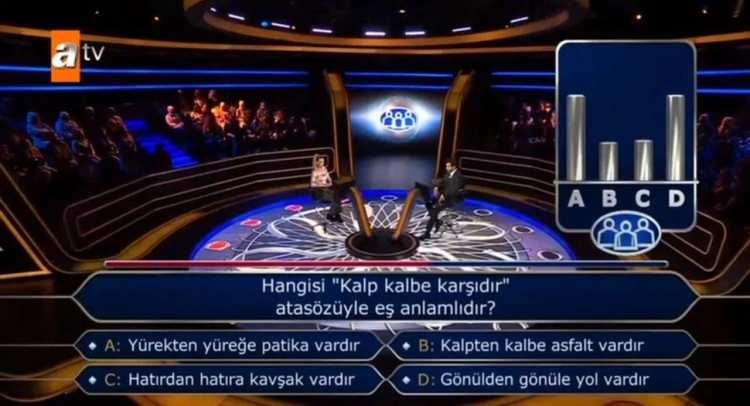 <p><span style="color:#800000"><strong>SEYİRCİLERİN YÜZDE 99'U AYNI YANITI VERDİ</strong></span></p>
<p> </p>