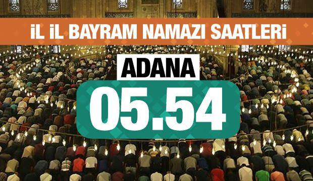 <p><strong>Diyanet İşleri Başkanlığı verilerine göre, illerdeki bayram namazı saatleri şöyle:</strong></p>

<p> </p>
