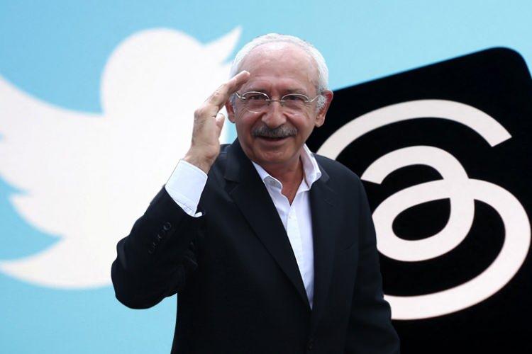 <p>KEMAL KILIÇDAROĞLU THREADS'DE</p>

<p>CHP Genel Başkanı Kemal Kılıçdaroğlu da ilk günden Threads hesabı açan isimlerden oldu. </p>
