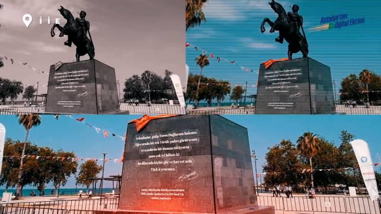 <p>Antalya Büyükşehir Belediye Başkanı Muhittin Böcek Finike'ye söz verdiği meydana Atatürk heykeli yaptırdı.</p>

<p> </p>
