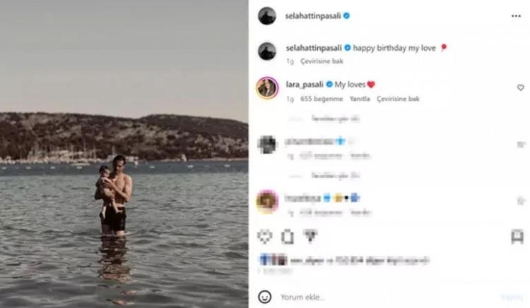 <p><span style="color:#008080"><strong>Selahattin Paşalı ise kızıyla denize girdiği anlara ait bir fotoğraf karesini, Instagram sayfasından </strong></span><span style="color:#800000"><strong>"İyi ki doğdun aşkım"</strong></span><span style="color:#008080"><strong> notuyla paylaştı. Eşinin paylaşımına kayıtsız kalamayan Lara Tümer, </strong></span><span style="color:#800000"><strong>"aşklarım"</strong></span><span style="color:#008080"><strong> yorumunda bulundu.</strong></span></p>