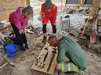 <p><span style="color:#800000"><strong>Norveç'te evin altında yapılan kazıda önce mezar bulundu. Kazmaya devam eden ev sahipleri şok edici bir manzara ile karşılaştı.</strong></span></p>

<p> </p>
