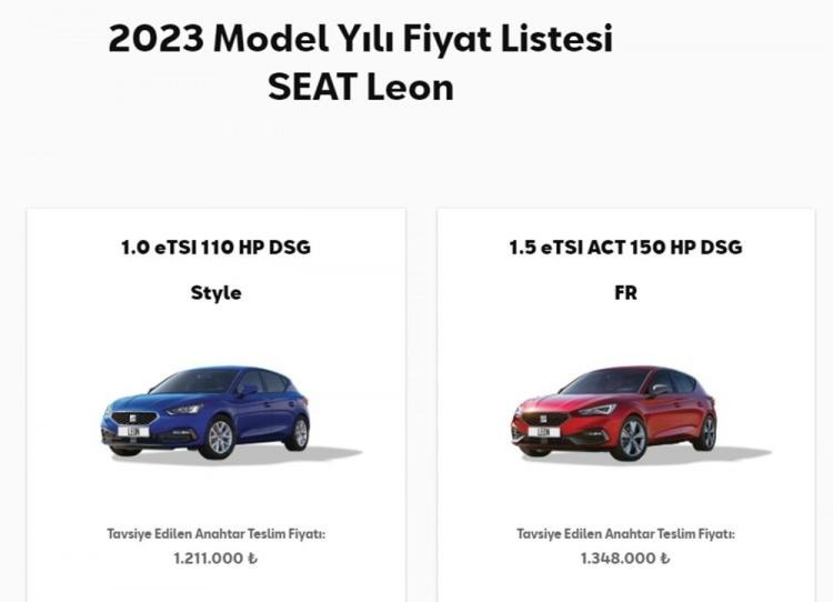 <p>SEAT LEON TEMMUZ AYI FİYAT LİSTESİ...</p>