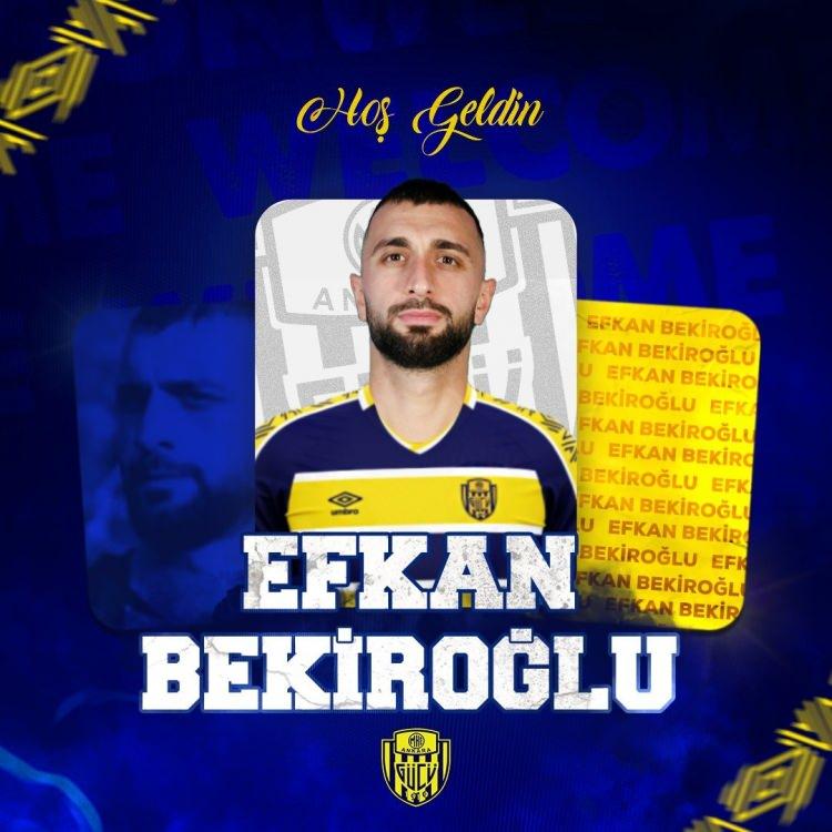 <p>Efkan Bekiroğlu (Orta saha)<br />
<br />
<br />
Alanyaspor > Ankaragücü</p>
