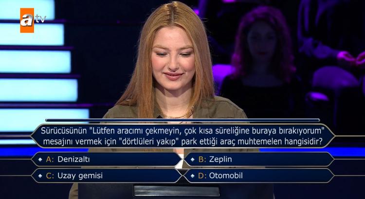 <p><span style="color:#000000"><strong>İlk soruları kolaylıkla yanıtlayan yarışmacı, çift cevap hakkı jokeri dışında tüm joker haklarını kullandı.</strong></span></p>
