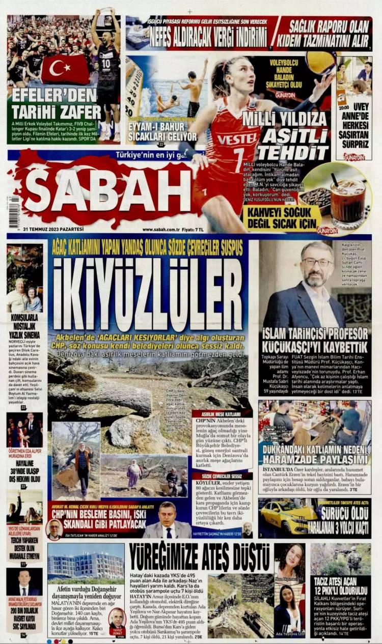 <p>Muğla Akbelen'de köylülerle tartışıp, jandarmayı kovalayan ve adeta terör estiren CHP'nin ikiyüzlülüğü yine Muğla'da ortaya çıktı. CHP'li Muğla Büyükşehir Belediyesi, geçen Mart'ta Güneş Enerjisi Santrali kurmak için Menteşe'nin Denizova köyünde, bölgede ender yetişen asırlık palamut ve meşe ağaçları katletti. Köylüler, yıllardır koruduğu yaklaşık 80 ağacın kesilmesine tepki gösterdi. Kendi belediyelerinin bu ağaç katliamına sesiz kalan CHP'liler, eylemlerini sürdürmek için, Akbelen Ormanına kamp kurdu.</p>