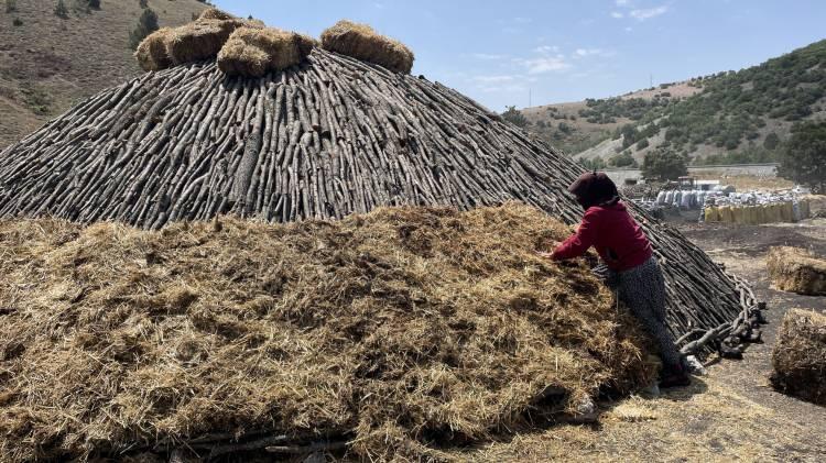 <p>Yozgat'ta mangal kömürü işçileri, yanan odun ateşinin başında aşırı sıcağa rağmen işlerini aksatmadan yürütüyor.</p>