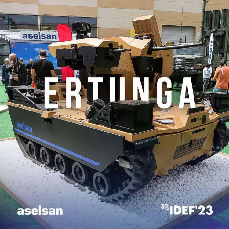 <p>İkinci seviye insansız kara aracı ERTUNGA</p>