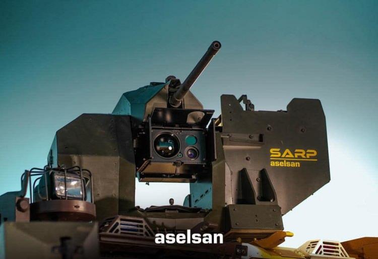 <p>Uzaktan Komutalı Stabilize Silah Sistemi SARP</p>