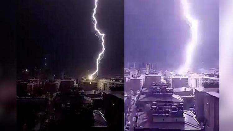 <p><strong>Yıldırım, alanda bulunan en yüksek nesnelere düşmeye meyillidir. Metal iletkenlerden (elektrik hatları ya da metal çitler gibi) uzak durun. </strong></p>