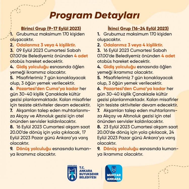 <p>Ankara Büyükşehir Belediyesi (ABB) tarafından muhtarlara özel düzenlenen 7 günlük tatil programına muhtarlardan tepki geldi.</p>
