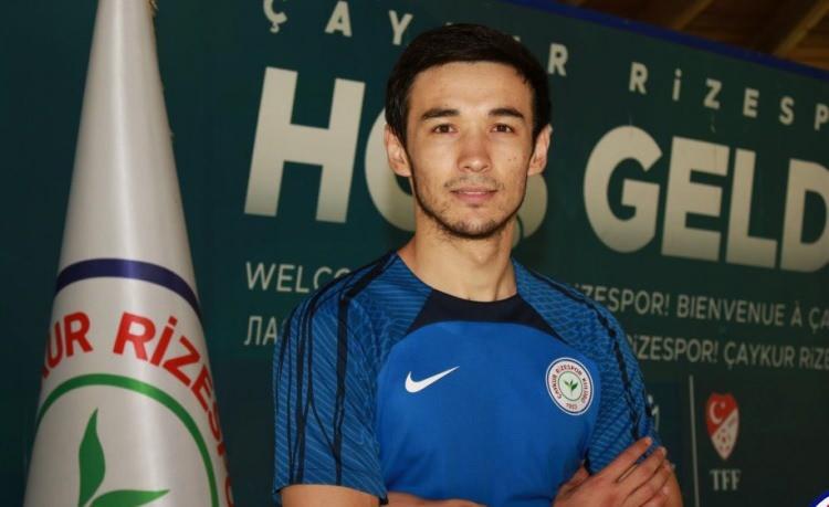 <p>Khusniddin Alikulov (Stoper)<br />
<br />
Nasaf Qarshi > Çaykur Rizespor</p>
