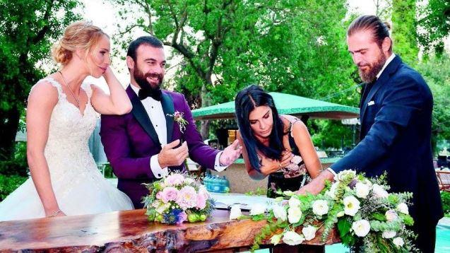 <p><strong>Çiftin nikah şahitliğini ise Engin Altan Düzyatan ve eşi Neslişah Düzyatan yaptı. </strong></p>
