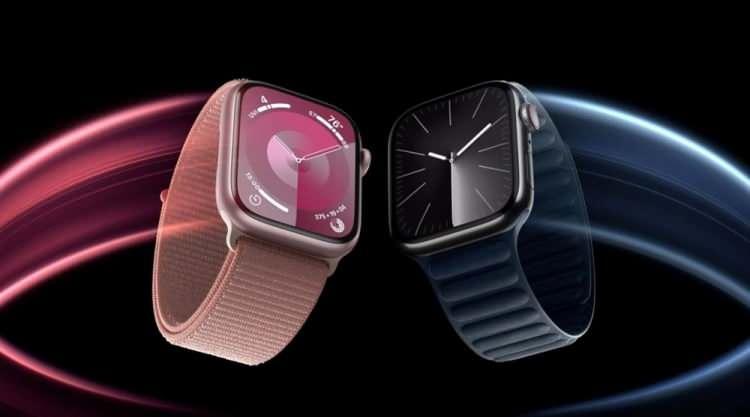 <p>APPLE WATCH SERIES 9<br />
<br />
Apple Watch Series 9, 41 mm ve 45 mm’lik iki farklı boyut seçeneğiyle birlikte tanıtıldı</p>
<p>Öte yandan yeni işlemcisiyle birlikte çıkış yapıyor.</p>
<p>S9 işlemcisi olan yeni kol saatinin yüzde 30 oranında çok daha hızlı olacağı aktarıldı.</p>