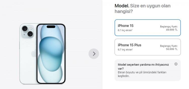 <p><strong>TÜRKİYE FİYATI BELLİ OLDU</strong><br />
<br />
iPhone 15 (128GB) – 49.999 TL<br />
<br />
iPhone 15 (256GB) – 53.999 TL<br />
<br />
iPhone 15 (512GB) – 61.999 TL<br />
 </p>
