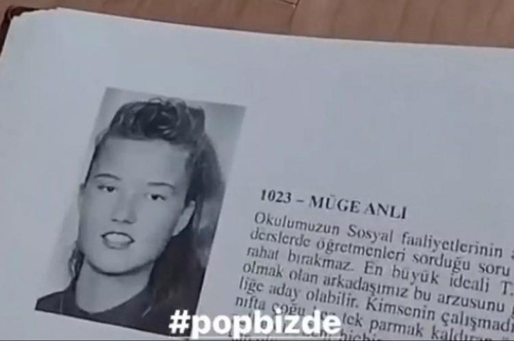<p>Okul yıllığında Müge Anlı'nın fotoğrafının yanında da şu ifadeler yer alıyor: </p>
<p> </p>