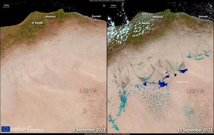 <p><strong>LİBYA`DAKİ SEL FELAKETİ</strong></p>
<p>Orta Akdeniz`de etkili olan ve 10 Eylül`de Libya`nın doğusunu vuran "Daniel" fırtınası, Bingazi, Beyda, Merc, Suse ve Derne kentlerinde sel felaketine neden olmuştu.</p>