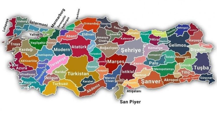 <p><strong>İşte şehirlerin yeni isimlerinin yer aldığı o harita:</strong></p>
<p> </p>