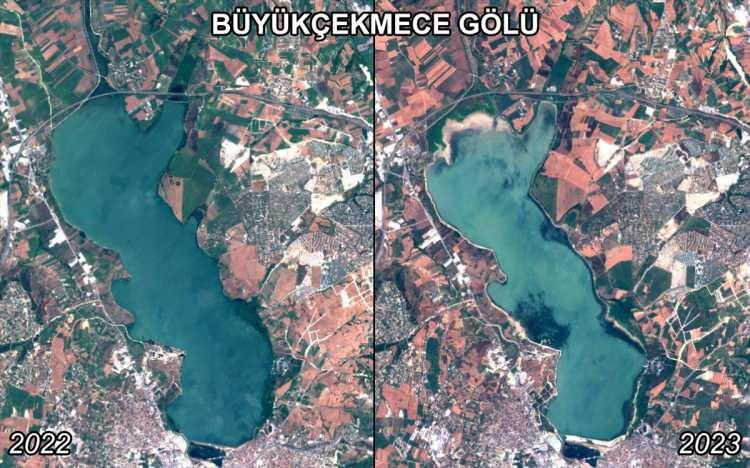 <p>YTÜ İnşaat Fakültesi Harita Mühendisliği Bölümü Öğretim Üyesi Prof. Dr. Füsun Balık Şanlı, AA muhabirine, çalışma kapsamında barajlardaki su azalmalarını uydu görüntülerinden tespit ettiklerini söyledi.</p>