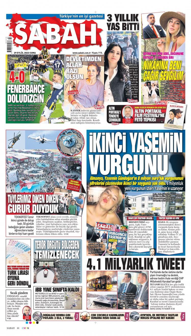 <p>29 Eylül Cuma günü atılan gazete manşetlerini siz değerli okurlarımız için derledik...</p>