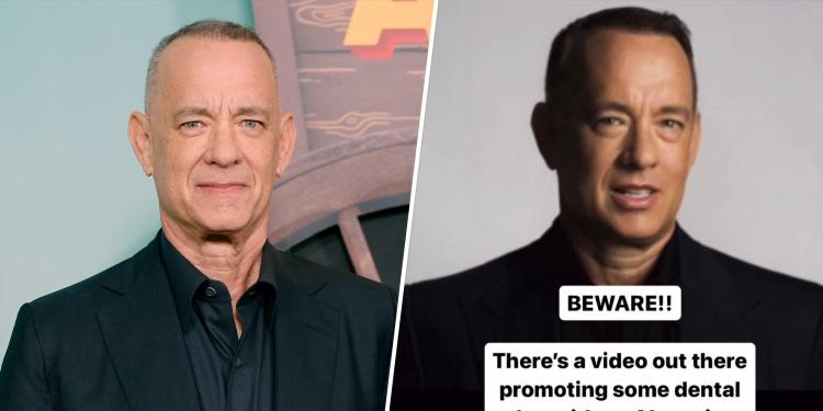 <p>Hollywood yıldızı Tom Hanks, hayranlarını kendi görüntüsünün kullanıldığı bir diş planı reklamının aslında sahte olduğu ve yapay zeka kullanılarak oluşturulduğu konusunda uyardı.</p>

