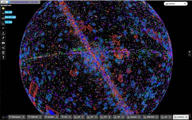 <p>Yeni görüntüler, astronomik verileri görselleştirmek ve indirmek için ücretsiz bir kullanıcı dostu çevrimiçi arayüz olan ESA'nın ESASky uygulamasına dahil edildi.</p>