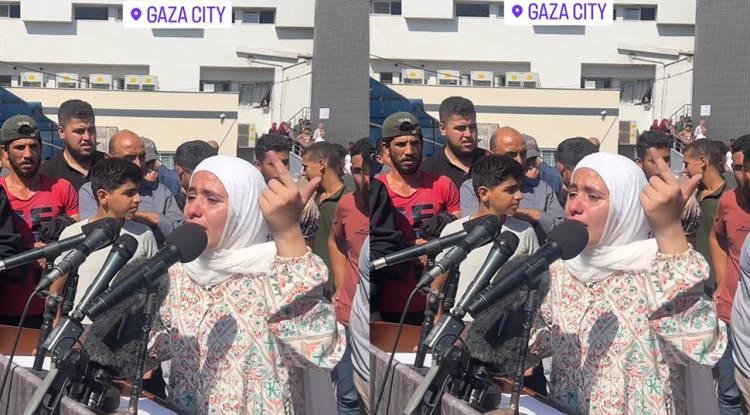 <p><strong>İsrail'in orantısız saldırıları altında ezilen Filistinli yüzlerce çocuk hayatını kaybetti. 13 yaşındaki bir kız çocuğu dünyaya seslenerek, "Çocuklar ne yaptı? Bizler insanız. Bizim için üzülmeyi bırakın ve yardım edin." dedi.</strong></p>