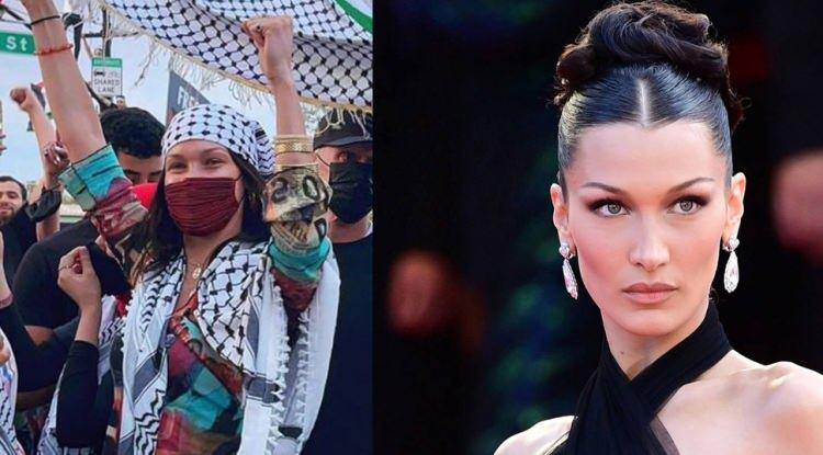 <p><span style="color:#B22222"><em><strong>Filistin'e olan desteğini sık sık dile getiren dünyaca ünlü süper model Bella Hadid, İsrail'in savaş politikasına karşı "Kariyerim dursa bile Filistin'i desteklemekten asla vazgeçmeyeceğim." ifadelerini kullanmıştı. Filistin'e verdiği destek nedeniyle ölüm tehditleri alan ve hedef haline gelen Hadid'e bir ambargo da Dior'dan geldi. Fransız marka Hadid yerine İsrailli model May Tager'i seçti.</strong></em></span></p>
