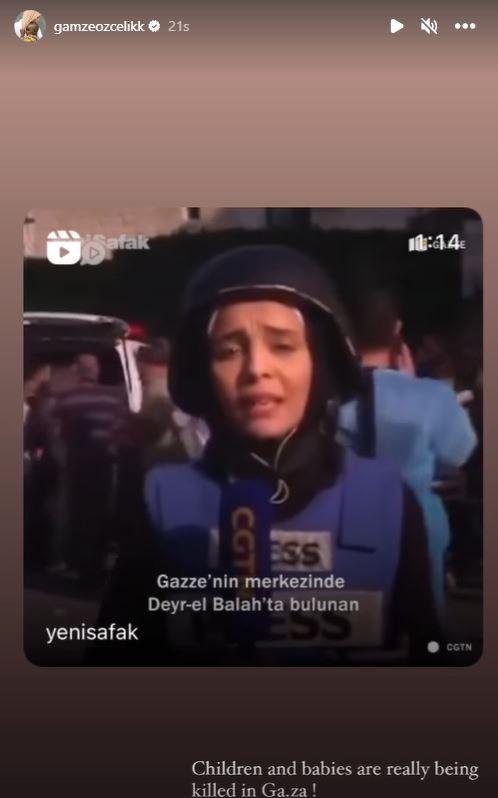 <p><span style="color:#B22222"><strong>"Gazze'de gerçekten çocuklar ve bebekler öldürülüyor"</strong></span></p>

