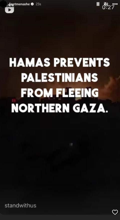 <p><span style="color:#000000"><strong>Hastane saldırılarıyla ilgili tek bir paylaşım dahi yapmayan Linet'in "Hamas katildir" şeklindeki paylaşımları büyük tepki topladı.</strong></span></p>
