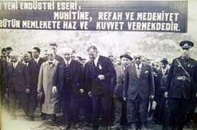 <p><strong>3 NISAN 1937</strong></p>
<p>Karabük Demir ve Çelik Fabrikalarının temeli atıldı</p>
<p> </p>