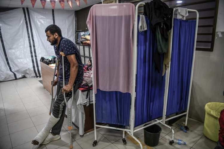<p>Gazze'de İsrail zulmü sürüyor... </p>