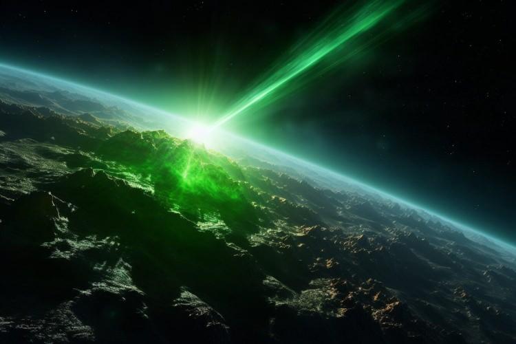 <p>NASA 10 milyon mil öteden ışınlanan bir lazer'in Dünya'ya çarptığını duyurdu. Ancak NASA bu lazer ışınının tamamen zararsız ve uzaylıların suçlu olmadığını söylüyor...</p>
