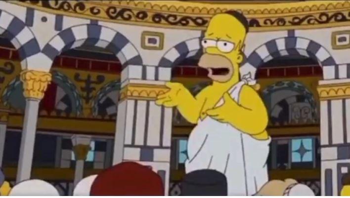 <p><span style="color:#B22222"><strong>"BARIŞ VE TAVUK"</strong></span></p>

<p><strong>Kendine Mesih diyerek bir din pazarlığı yapan Homer uydurma dini "Barış ve tavuk" sloganıyla tanıttığı anlar herkesi şoke etti. </strong></p>
