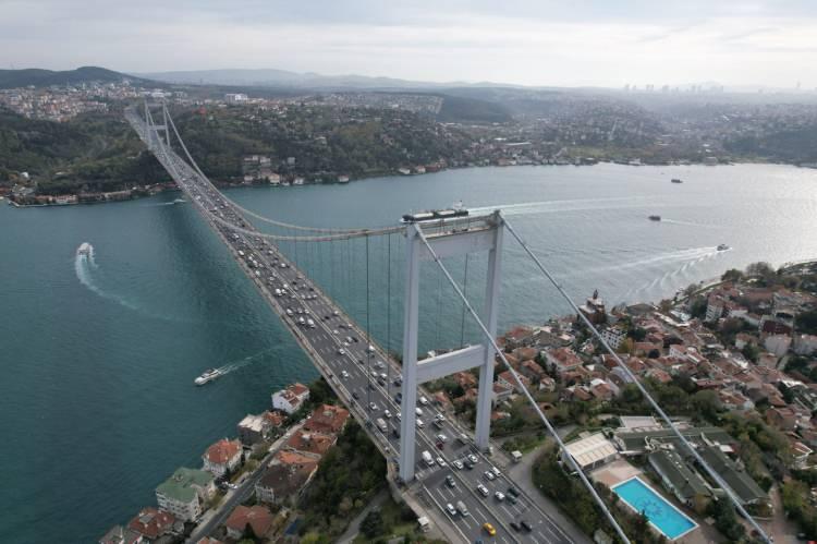 <p>Ulaştırma ve Altyapı Bakanı Abdulkadir Uraloğlu, 2023 yılında başlanılan çalışmalar kapsamında Fatih Sultan Mehmet Köprüsü'nde geçtiğimiz günlerde incelemelerde bulundu.</p>
