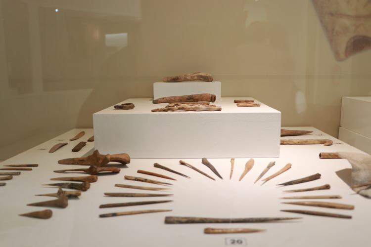 <p><strong>Aşıklı Höyük bizim Cumhurbaşkanlığımız kararlı kazılarımızdan bir tanesidir diyen Yusuf Altın, <em>"Kazı çalışmalarına yaklaşık 30 yılı aşkın bir süreçten beri devam edilmektedir. Buradaki kafatasına geldiğimiz zaman milattan önce 8500 yılıyla 7300 yılları arasında 1300 yıllık bir yaşam serüveni var orada. Yani o zamanki neolitik yaşam tarzı olarak normal ilkel kabileler tarafından yaşanmaktaydı."</em> ifadelerini kullandı.</strong></p>
<p> </p>