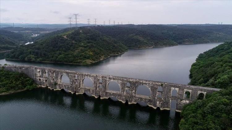 <p>İstanbul'a su sağlayan önemli barajlardan bir olan Alibeyköy Barajı, yağışlı havalardan olumlu etkilendi.</p>