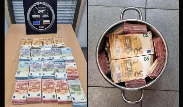 <p>Toplamda 45 bin Euro'nun beyan edilmediği tespit edildi. </p>