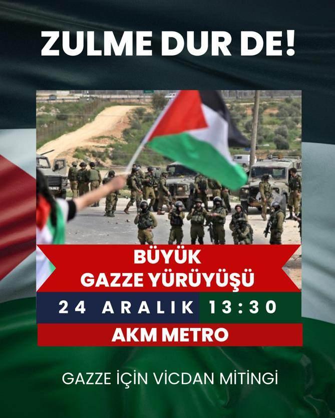 <p>Pazar günü 13.30'da başlayacak yürüyüş, Anadolu Meydanı'nda tamamlanacak ve burada sanatçılar, gazetecilerle misafir konuşmacıların katılımcılara hitap edeceği bir miting düzenlenecek.</p>
