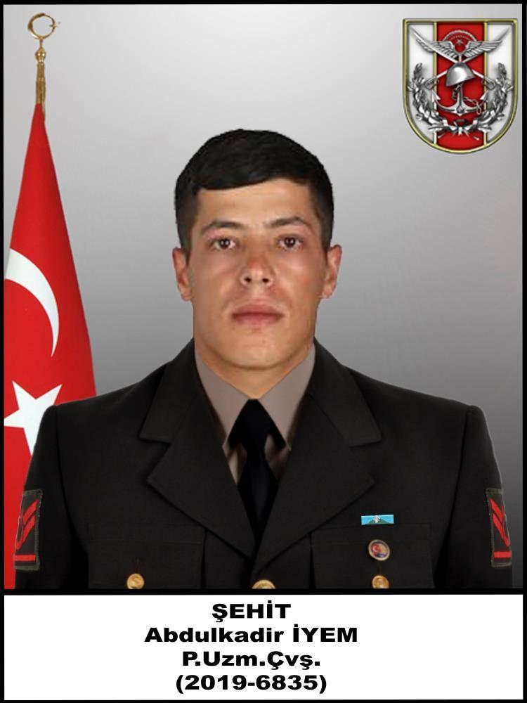 <p>PİYADE UZMAN ÇAVUŞ ABDÜLKADİR İYEM</p>
