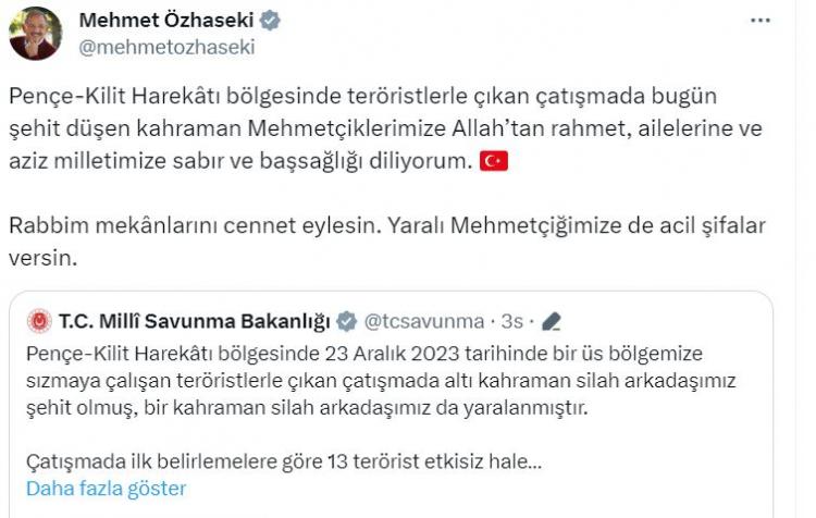 <p><strong>Çevre, Şehircilik ve İklim Değişikliği Bakanı Mehmet Özhaseki</strong></p>
