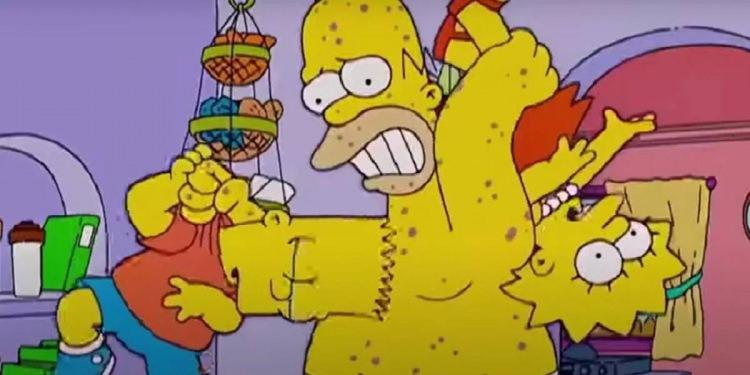 <p><strong>2024'TE MAYMUN VİRÜSÜ MÜ GELİYOR</strong></p>

<p><strong>Simpsons 2024 yılı için maymun virüsü olacağına dikkat çekiyor. Dizinin önceden yayınlanan bölümlerinde Homer Simpson’ın evinde maymun beslemeye başladığı ve bu maymundan bir virüse yakalandığı görülmektedir. </strong></p>
