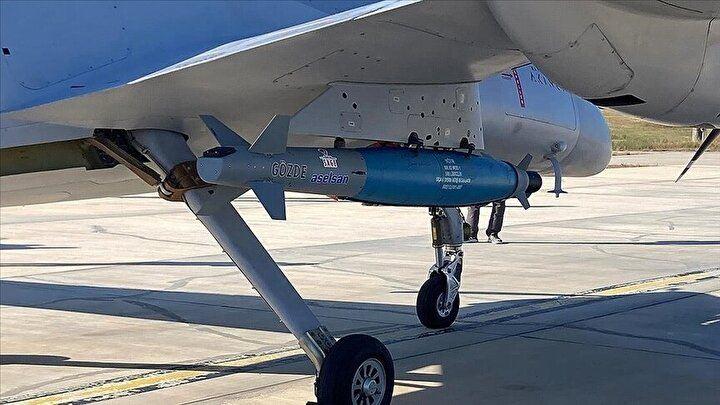 <p>Modern Mühimmat Tedarik Projesi kapsamında teslim edilecek GÖZDE mühimmatının ilk atışlı testleri, F-16 ve Bayraktar AKINCI platformlarından gerçekleştirildi.</p>