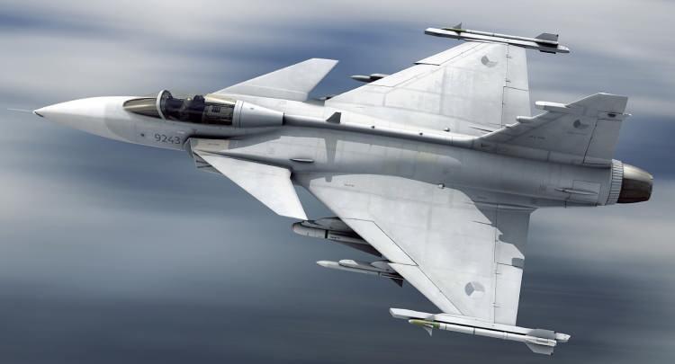 <p>Saab JAS 39 "Gripen" İsveç uzay ve havacılık şirketi Saab tarafından üretilen hafif tek motorlu çok maksatlı savaş uçağıdır.</p>
