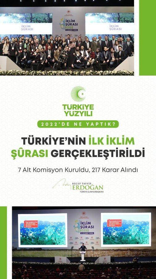 <p>Türkiye’nin ilk İklim Şûrası’nı gerçekleştirdik.</p>